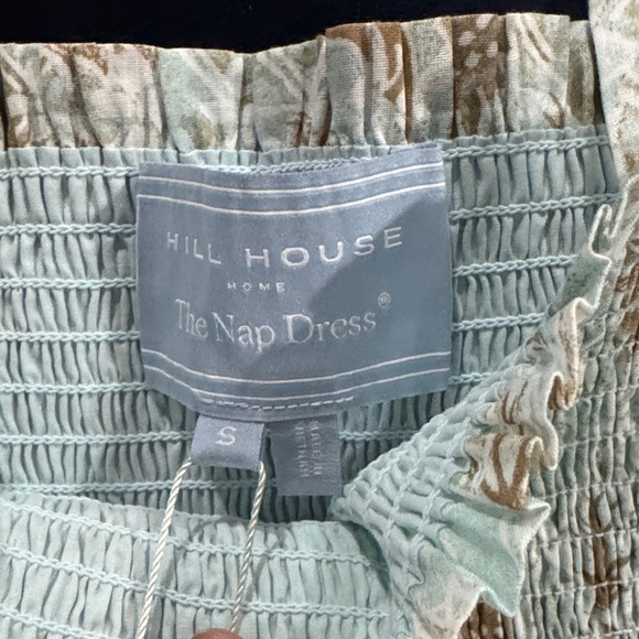 Hill House Seraphina Mini Nap Dress Calico Trellis S NWT - Picture 2 of 7